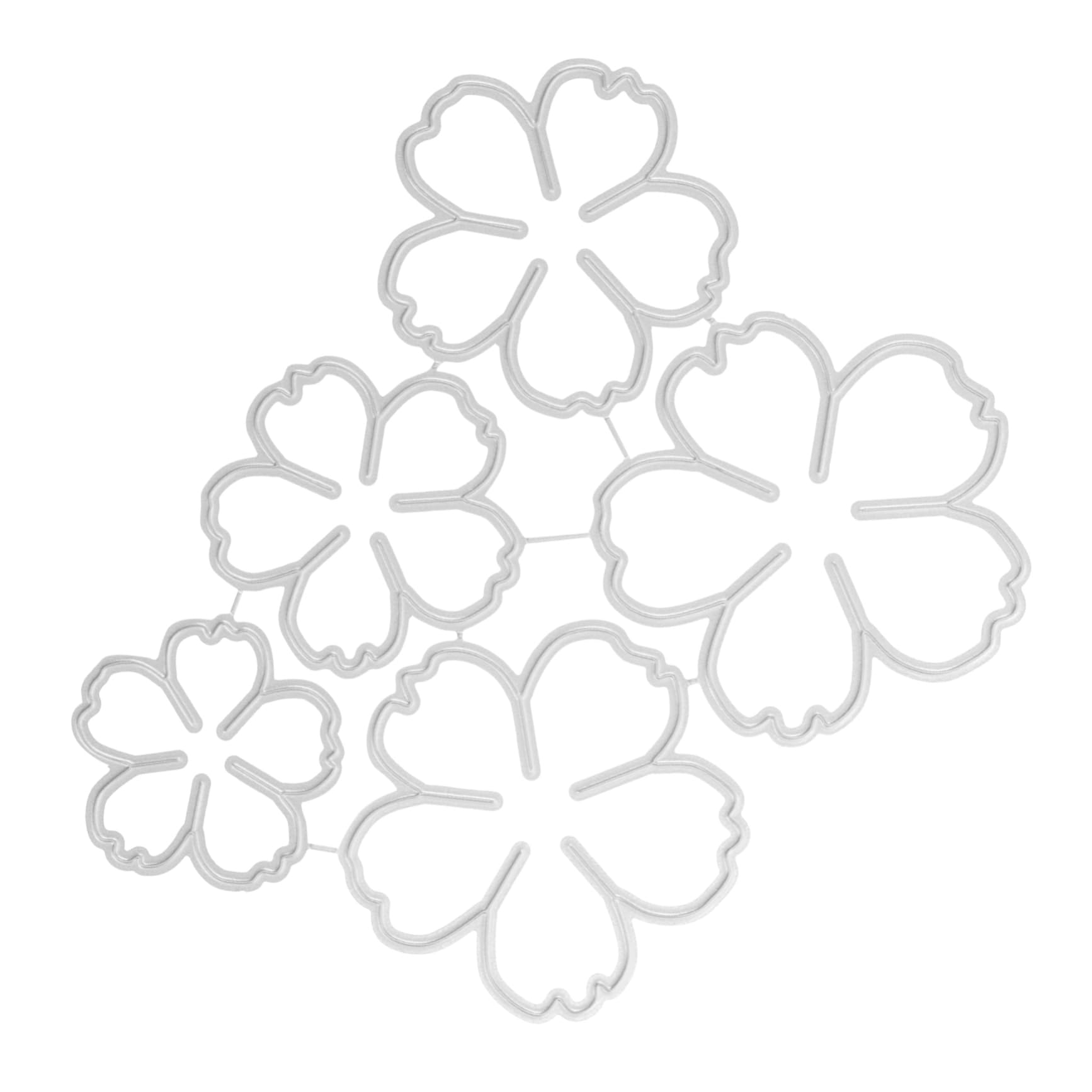 ARTIBETTER 5 Piezas Molde de metal de flores guirnalda borde troquelado troqueles de corte cortes cortar plantilla para hacer manualidades suministros para tarjetas planchar