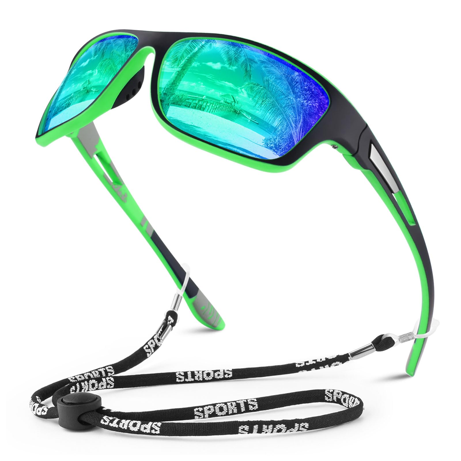 WEAROYO Polarized Sports Sunglasses Men Womens Fishing Running UV400