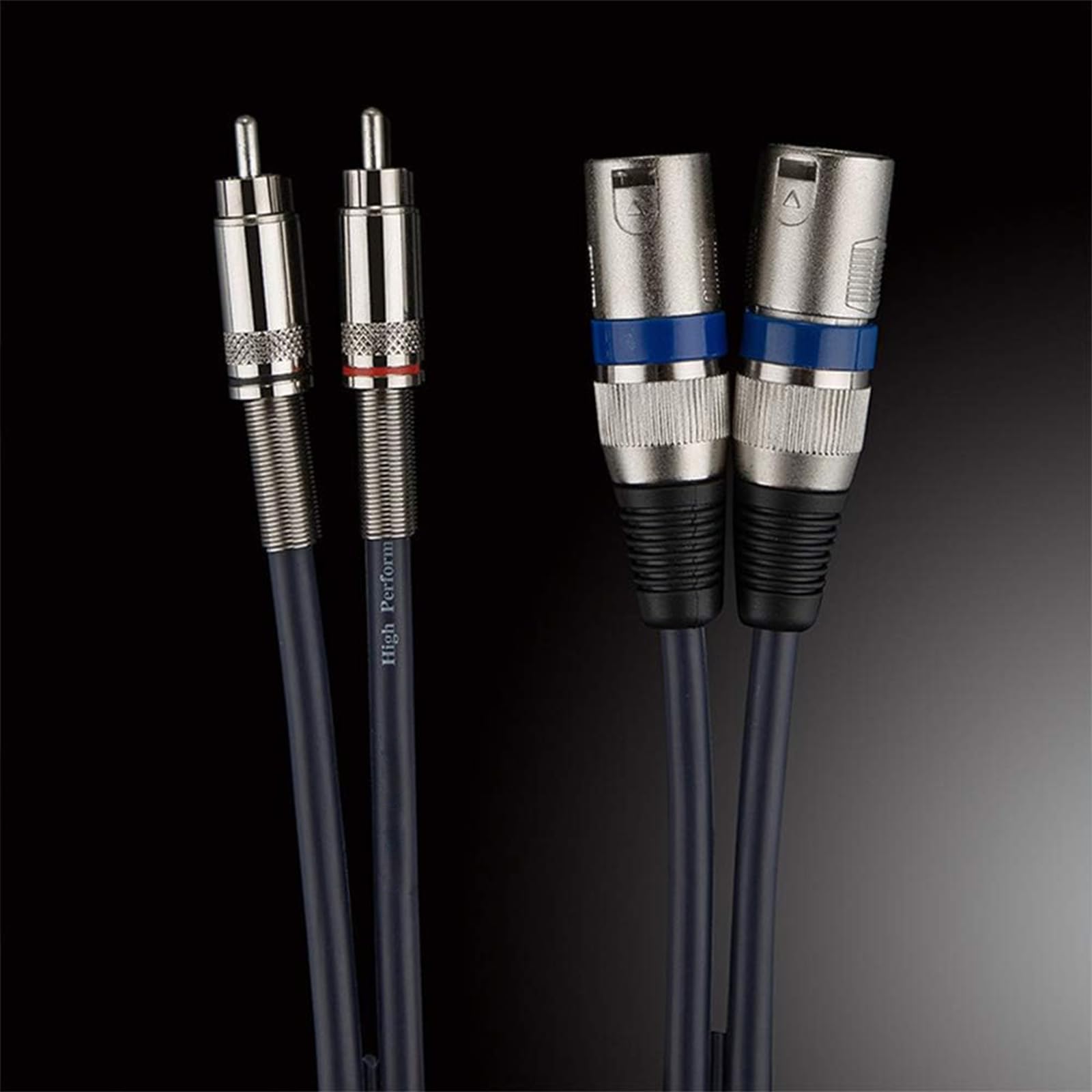 QUARKZMAN XLR Stecker auf XLR-Buchse 1,5m Mikrofonkabel Audio Adapter für Vorverstärker/Lautsprecher Weiß