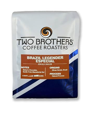 Two Brothers Coffee Roasters Brazil Seasonal natural - 12oz - ground