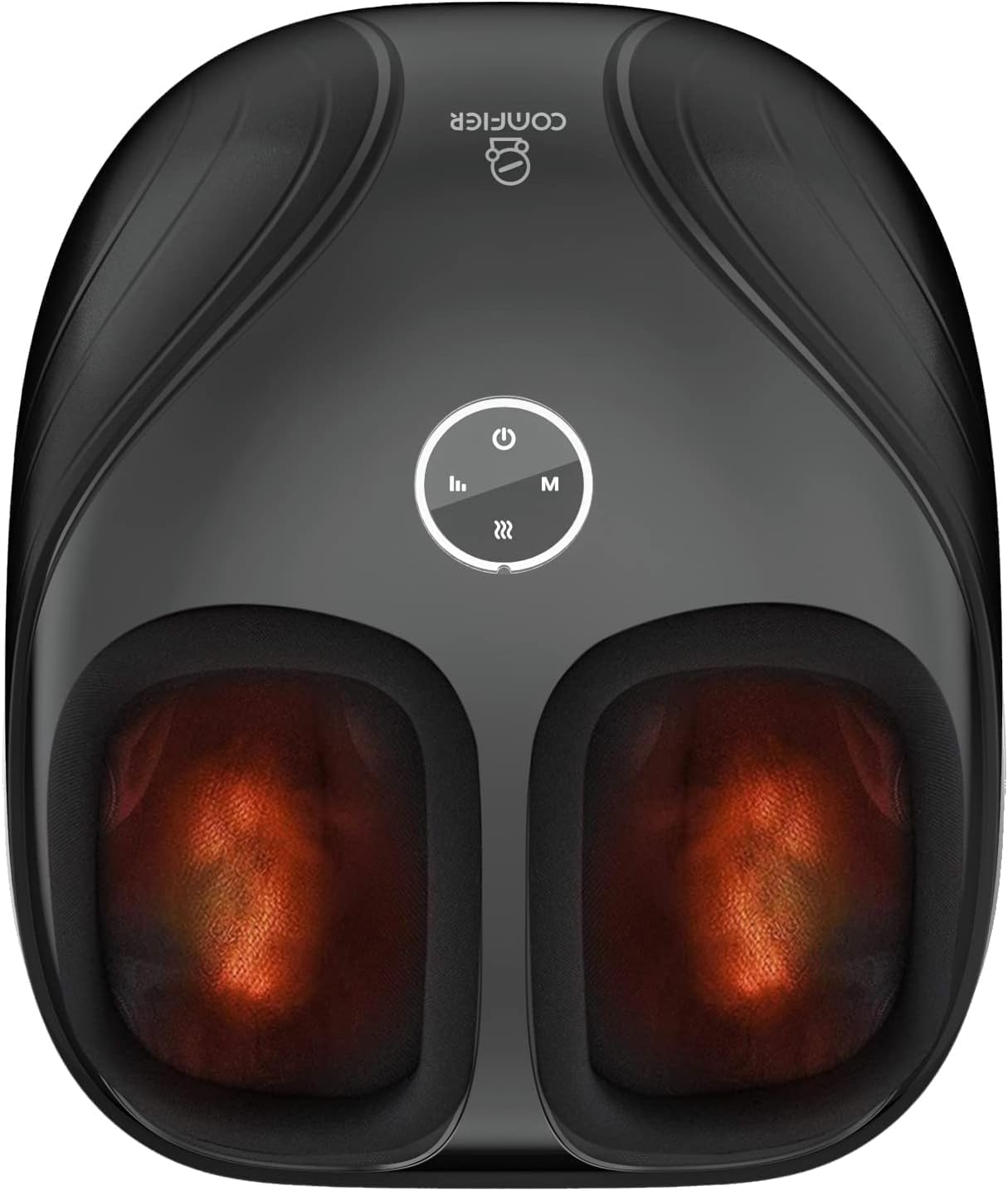 COMFIER Masajeador de pies con calor, Masajeador de pies Shiatsu, compresión de rodillo para fascitis plantar, neuropatía, uso en casa, oficina, regalos Global Recycled Standard Global Recycled Standard Global Recycled Standard