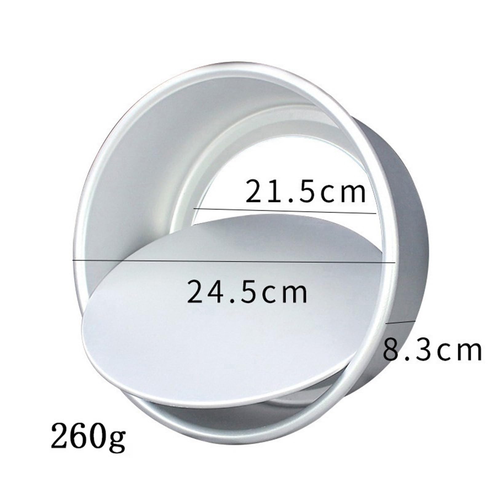 moldes reposteria Bandeja for hornear pasteles redonda, bandeja antiadherente for hornear pasteles, pan tostado, horno instantáneo, suministros for hornear fiesta en casa tarta(9inch)
