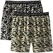 Hanes Men's 2-Pack Exposed Waistband Woven Camo Boxers