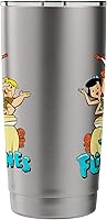 Vista 2 de The Flintstones Vaso aislado de acero inoxidable vintage