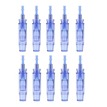 Homgee 10 Pcs Replaceable Cartridges for UHOOMA F3+ Microneedling Pen Round Nano