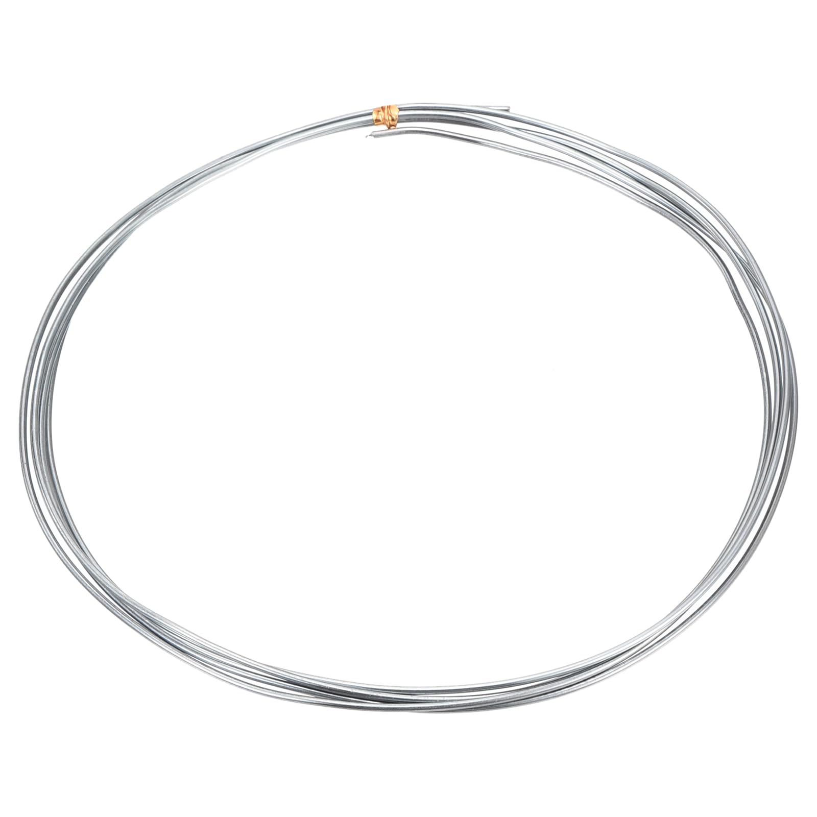PATIKIL Fil De Zinc Pur 99,99% 14 Gauge (2 Mm) – 5 M / 16,4 Ft – Fil Doux Pour Bonsaï, Artisanat, Perles Et Décoration