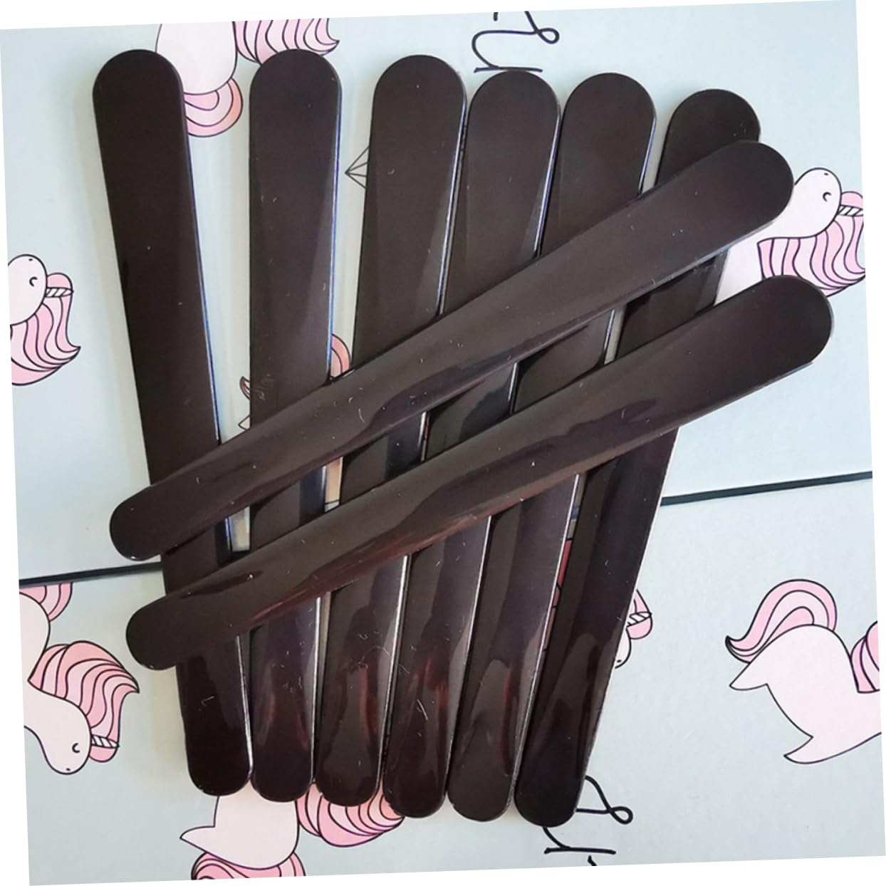 MAGICLULU 250 Pièces cuillère à crème mixeur outils spatule de mélange de plaque cosmétique outil de spatule de maquillage Multifonction palette de maquillage film masque pp
