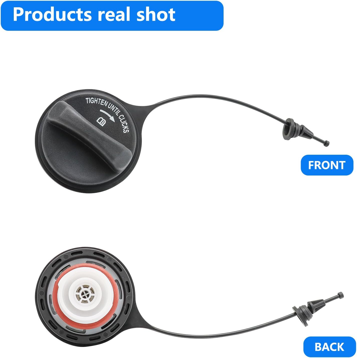 FC1061 Gas Cap Replacement for 2005-2009 Ford E-Series (E-150, E-250, E-350, E-450) & 2006-2008 Super Duty (F-250, F-350, F-450) Expeditions