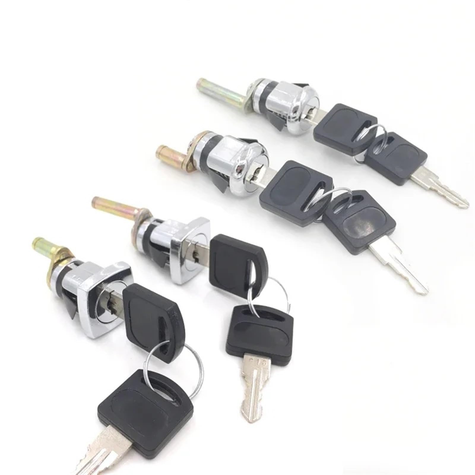 WPOIYHGBY Snap Spring Type Blade Linkage Lock Used for Filing Cinets Metal Industrial Mailboxes MA115 1Pcs(C)