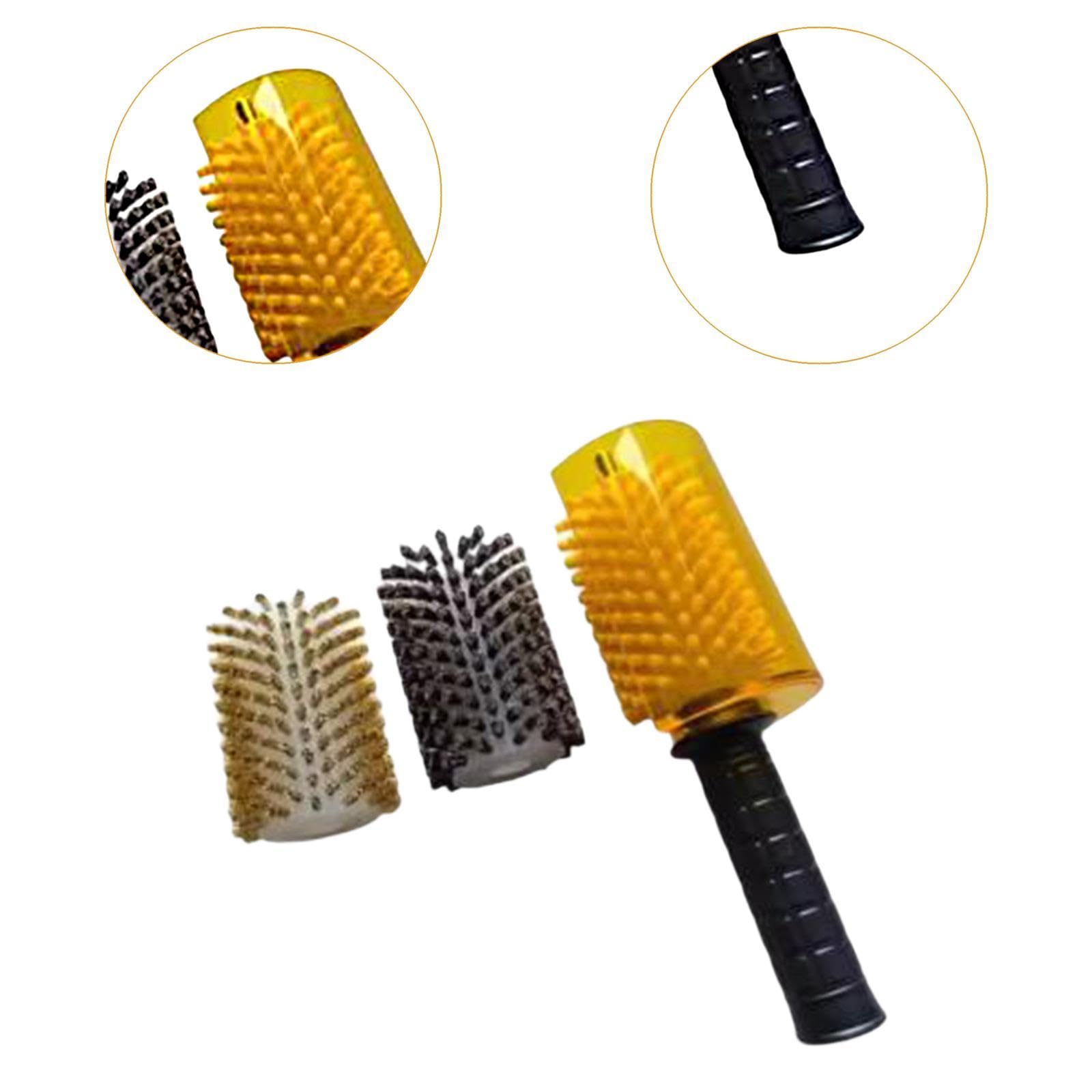 Juego de Cepillos para Cera de Snowboard, Cepillos para Cera de Esquí, Nailon, Latón, Crin de Caballo, Cepillos Profesionales para Cera de Esq