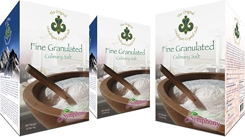 Original Himalayan Salt Crystal - Sal culinaria granulada fina para cocinar, preparación de alimentos y salud con 84 trazas minerales
