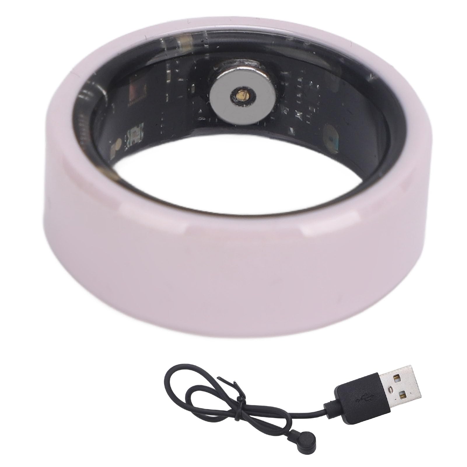 Garsent Fitness Smart Ring, Anillo Inteligente de Salud Rastreador de Ejercicios, Anillo Inteligente para Dormir, Podómetro, Monitor de Temperatura Corporal, Anillo