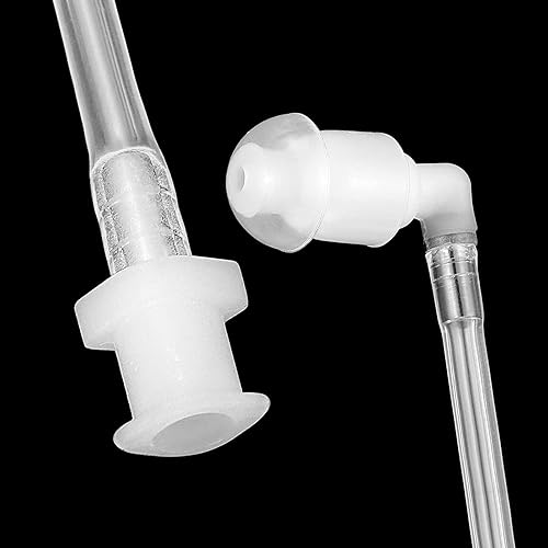 Miniatura 10 de Paquete de 10 auriculares de repuesto para tubo de bobina acústica Walkie Talkie para Baofeng Motorola Kenwood Retevis Midland de dos vías,