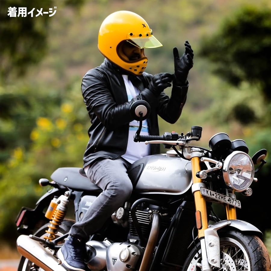 【超美品】アクサー製レトロ モトX フルフェイスヘルメット XLサイズ Amazon.co.jp: アクサー□レトロ モトX フルフェイスヘルメット ダル