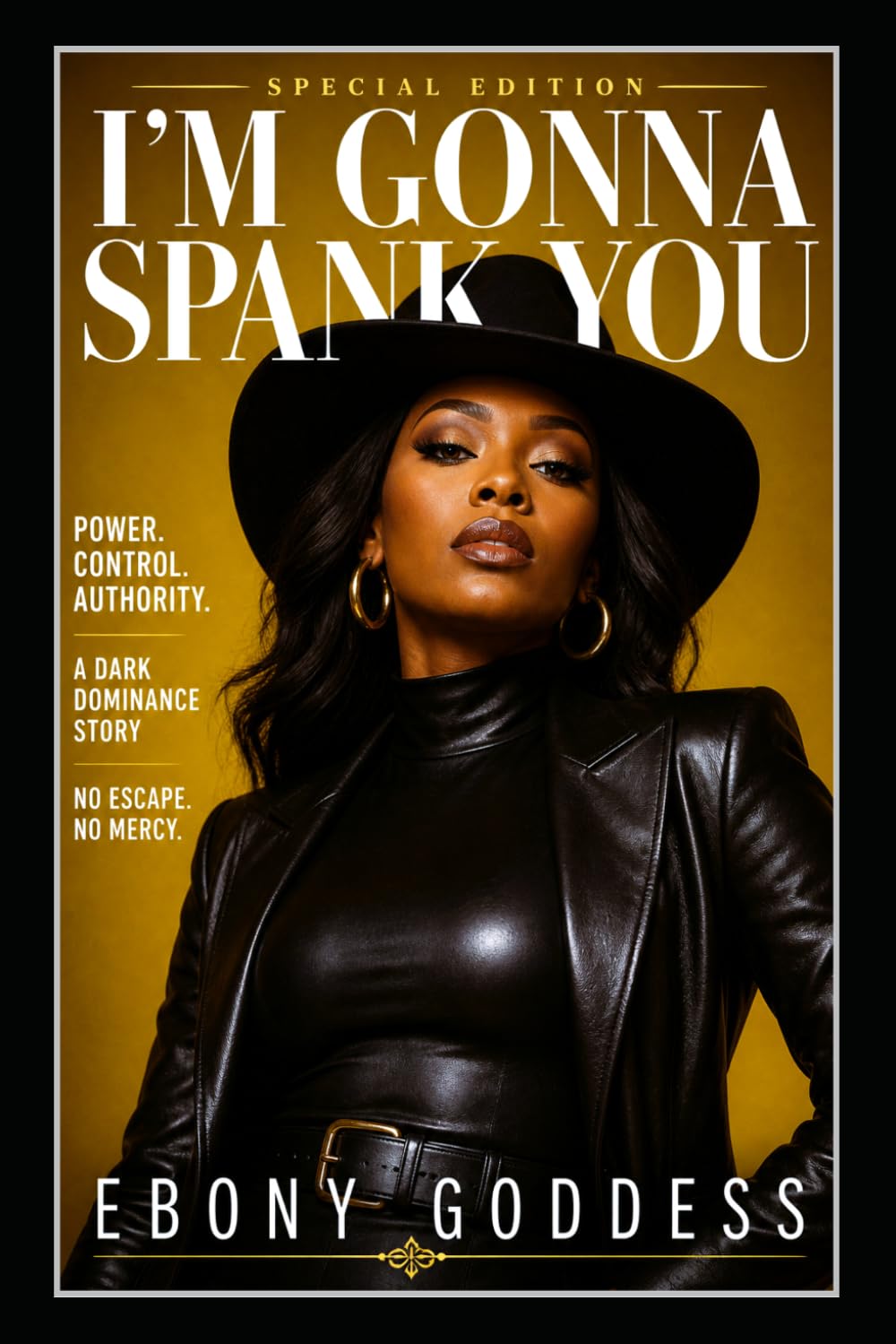 I’M GONNA SPANK YOU: POWER. CONTROL. AUTHORITY.: A Dark Dominance Story. No Escape. No Mercy. (EBONY GODDESS: POWER & OBEDIENCE)