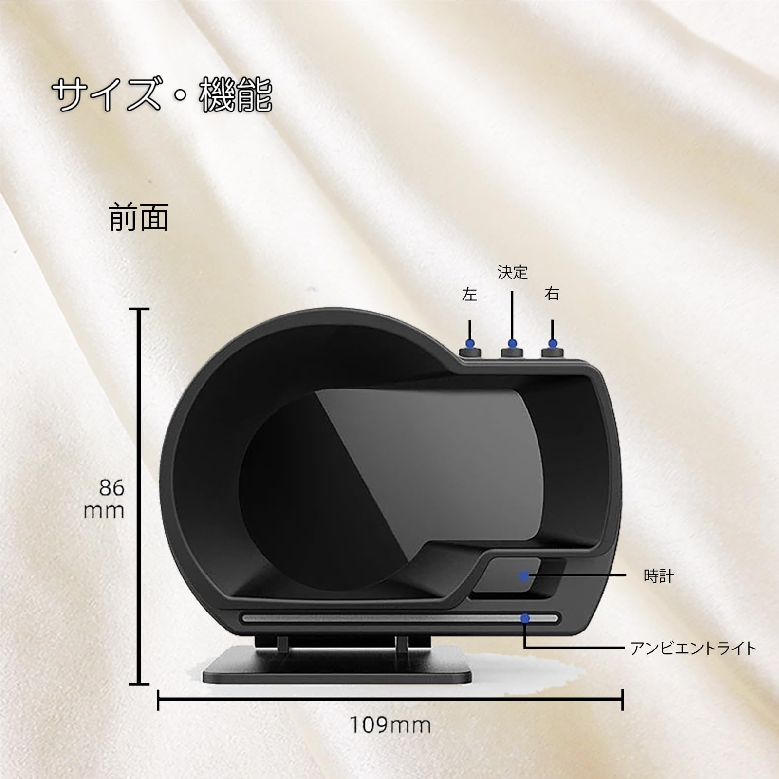 Amazon.co.jp: wiiyii HUD ヘッドアップ ディスプレイ、OBD2+GPS