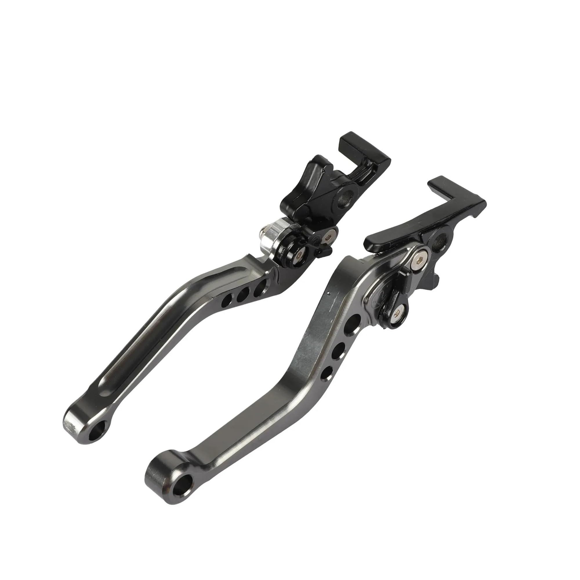 SUPER DAFI Brake Clutch Levers Universal 22mm 7/8" CNC Motorcycle Accessories Clutch Brake Handle Lever Leverage Clutch Brake Lever(Titanium B)
