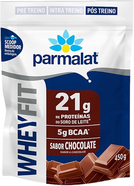 Parmalat Whey Protein Em Pó Chocolate Whey Fit 450G Menor preço em Parmalat Whey Protein Em Pó Chocolate Whey Fit 450G