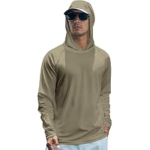 Men's UPF 50+ Hoodie Long Sleeve Sun Protection Hoodie