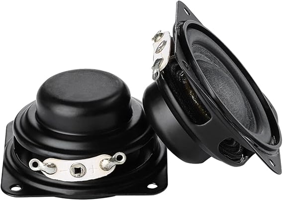 2Pcs 1.5 Inch Mini Full Portable Speaker 4 Ohm 5 10W Long Stroke Bass Hifi Stereo Sound Loudpeaker Home Theater Bookshelf sound system