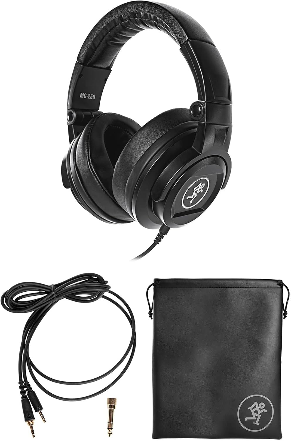 Mackie MC Series Professional Foldable Monitoring Closed-Back Headphones (MC-250)