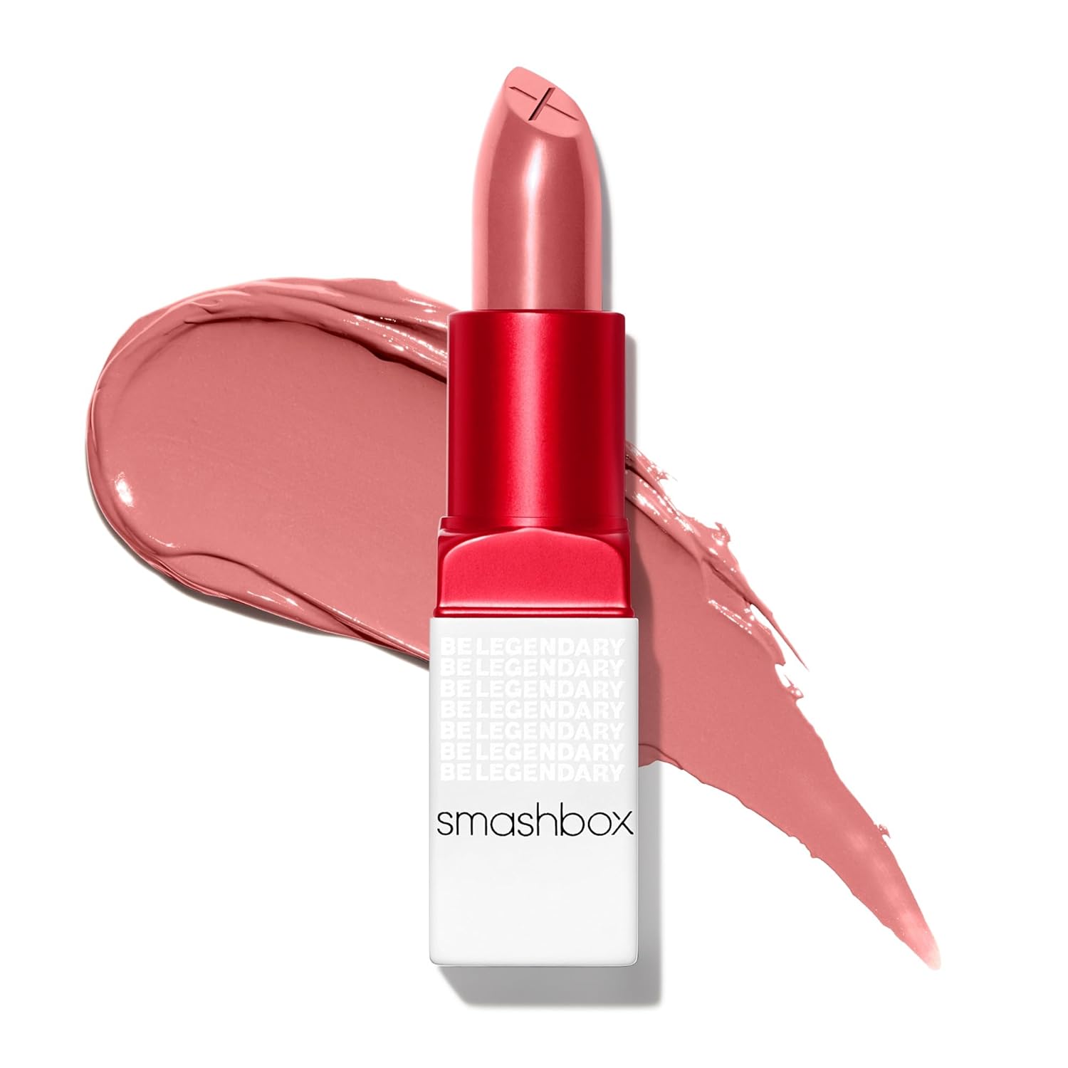 Smashbox Be Legendary Prime & Plush Lipstick | Creamy, Peptide-Infused, Lipstick with Primer for Smooth Color & Moisture Boosting Ceramides, 0.11 Ounce