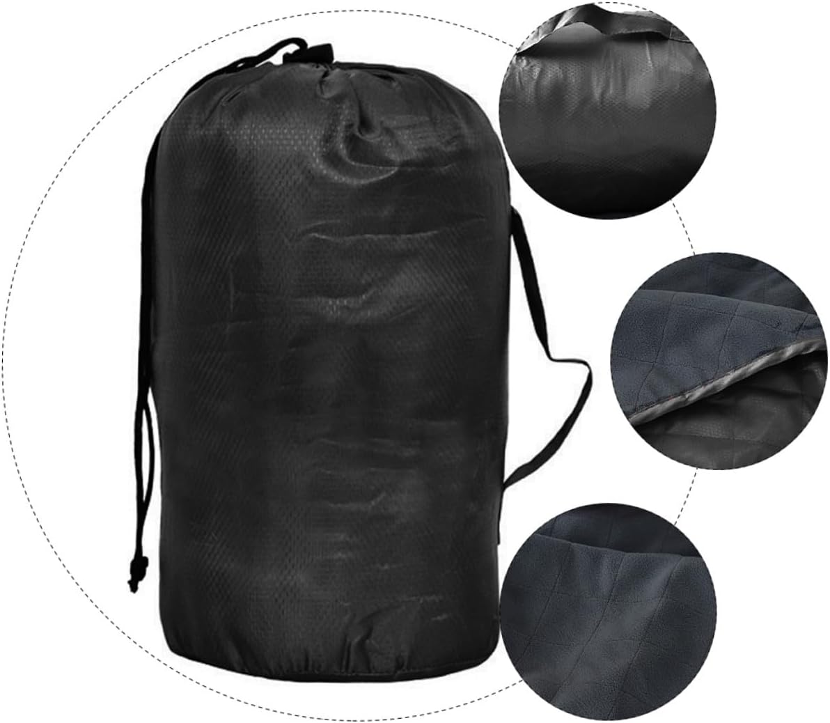 Waterproof Camping Blanket Warm Fleece Picnic Mat Sandproof Outdoor Ground Cover Foldable Blanket for Hiking and Travel