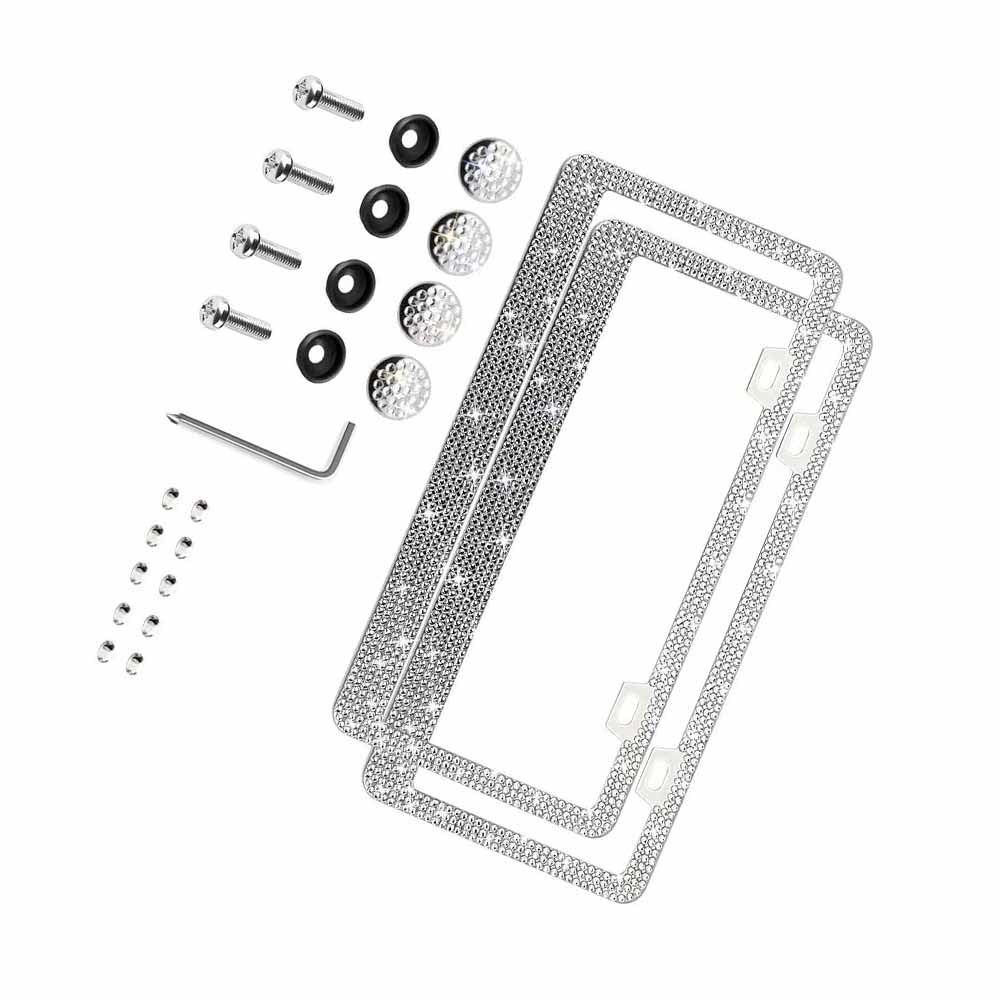 License Plate Frame Covers 2 Pack XCVB0113