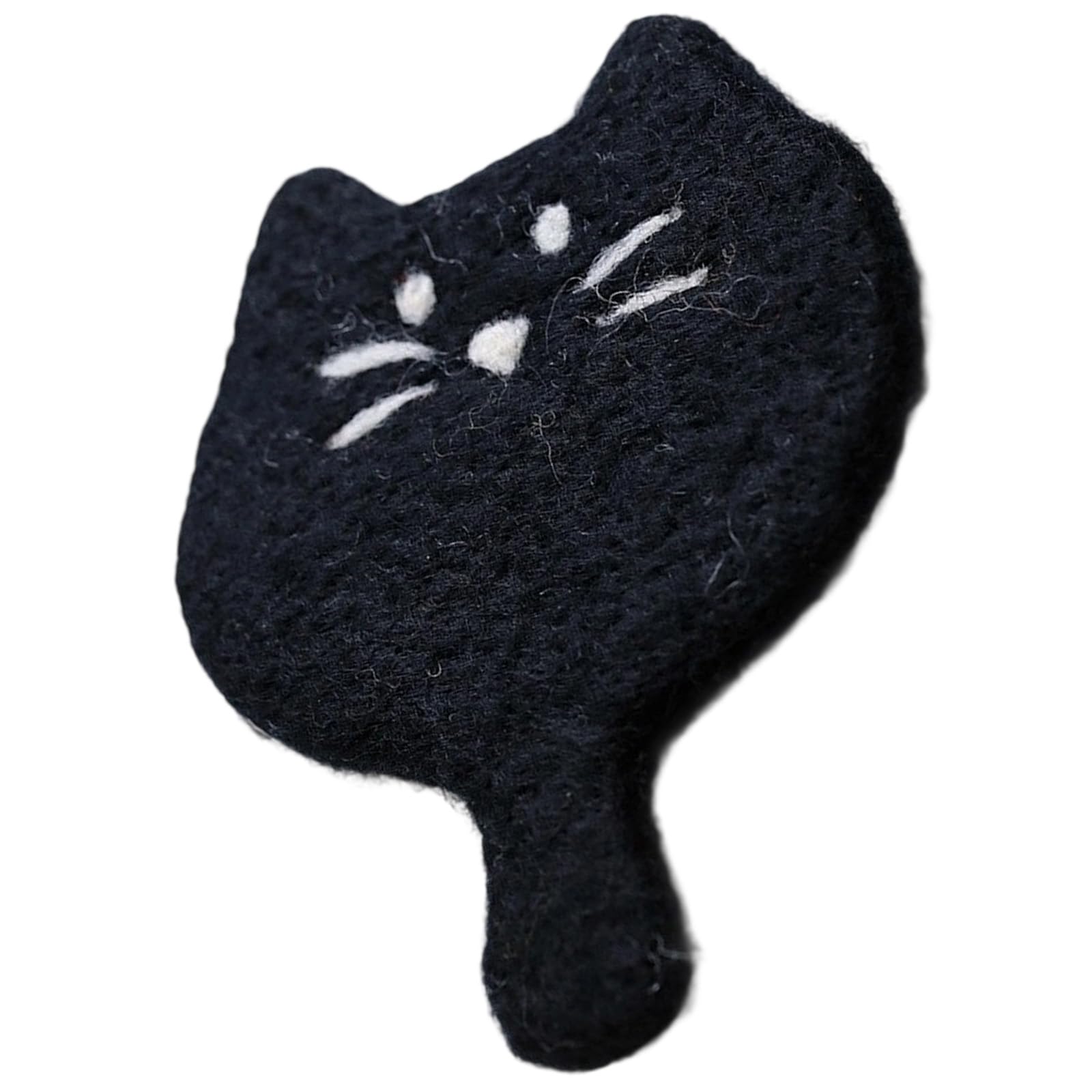 Linvimia D Lovely Cats Shape Felt Coasters Soft Wool Materials For Hot Beverages Ecorative Kitchen Accessory Lovely Kitchen Coasters
