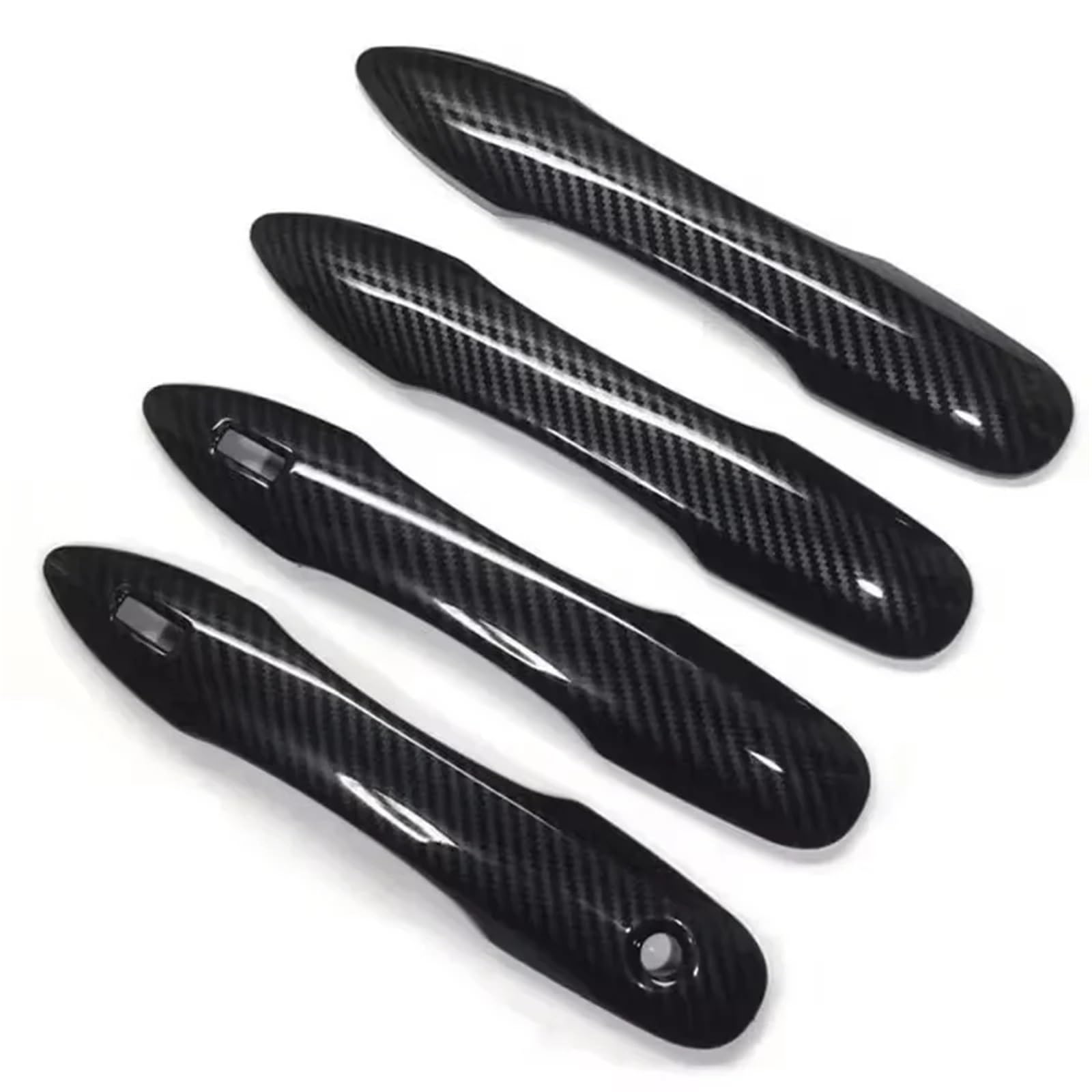 Rdwspli Carbon Fiber Exterior Handle Shell Compatible With Toyota For Camry 2018-2023 Car Sticker Door Handle Cover Trim Accessories Protect Decoration