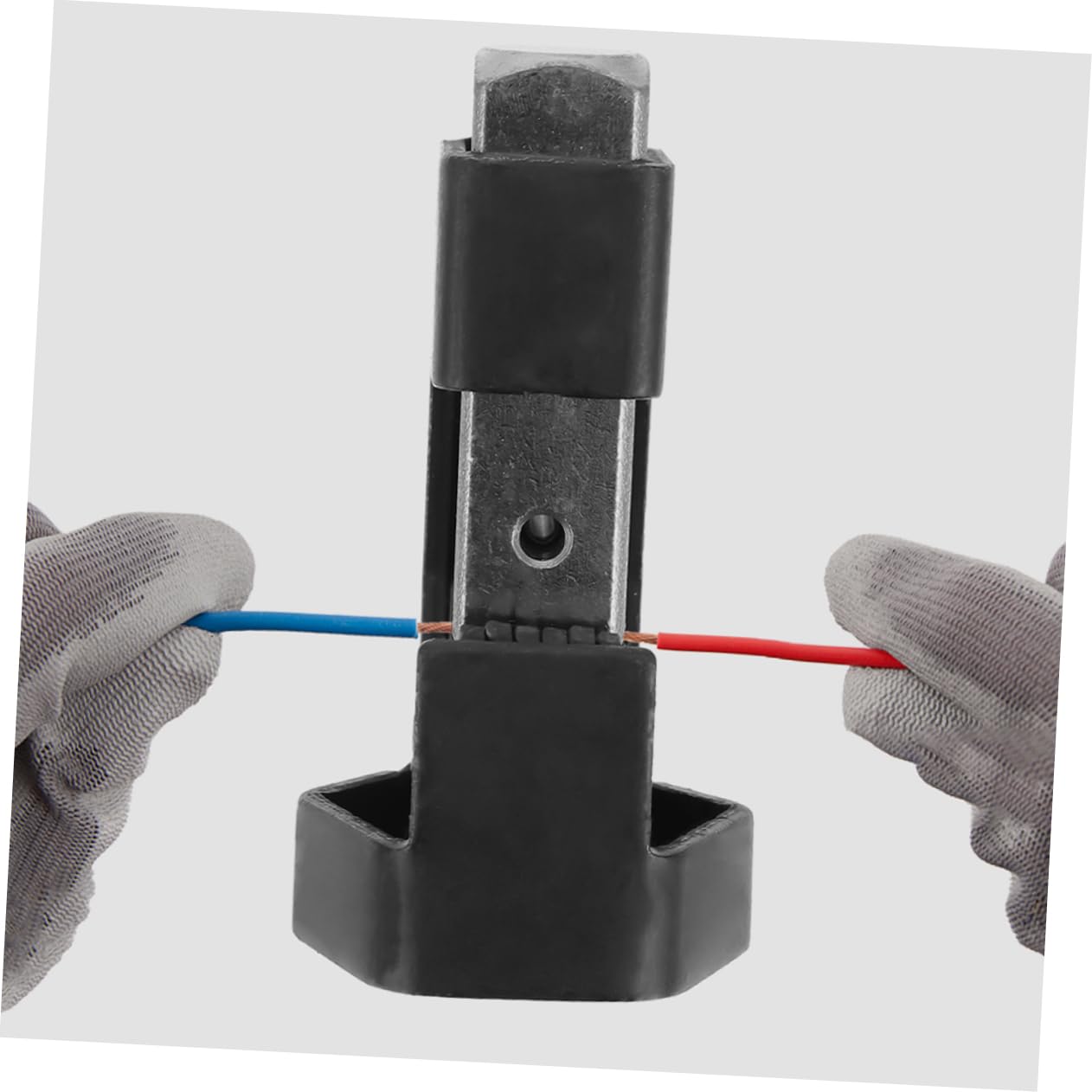 Pinza Crimpatrice a Martello per Capicorda, 1 Pezzo | 4 Terminali 3/8 in Rame, Acciaio e Ferro, per Cavi e Morsetti su Inverter e Trattorini