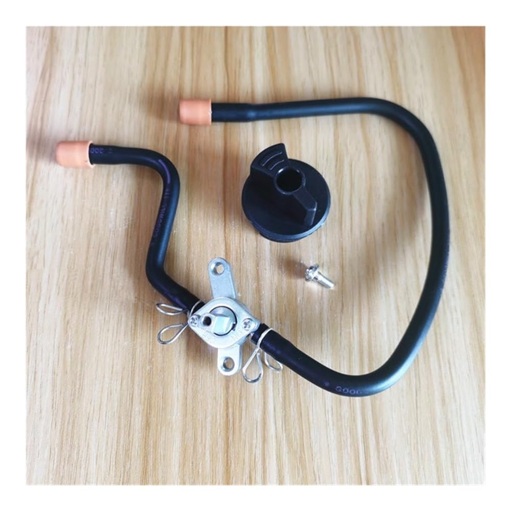 Grifo de Combustible con manija de Tubo, Tornillo, Apto for generador inversor Digital IG770, IG1000, IG2000, IG2600, Filtro de Combustible. Herramientas de jardín(with Handle Screw)