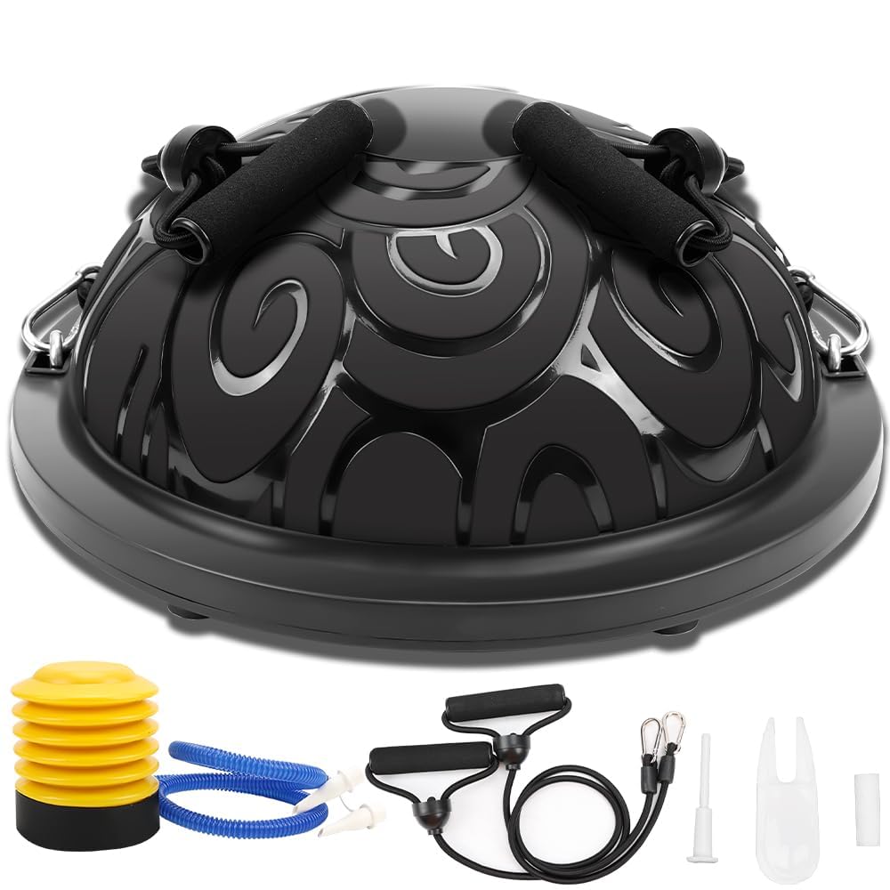 58*58*25cm, Meia Bola Suiça Equilíbrio Balance Dome Ball para Pilates Yoga, Meia Bola