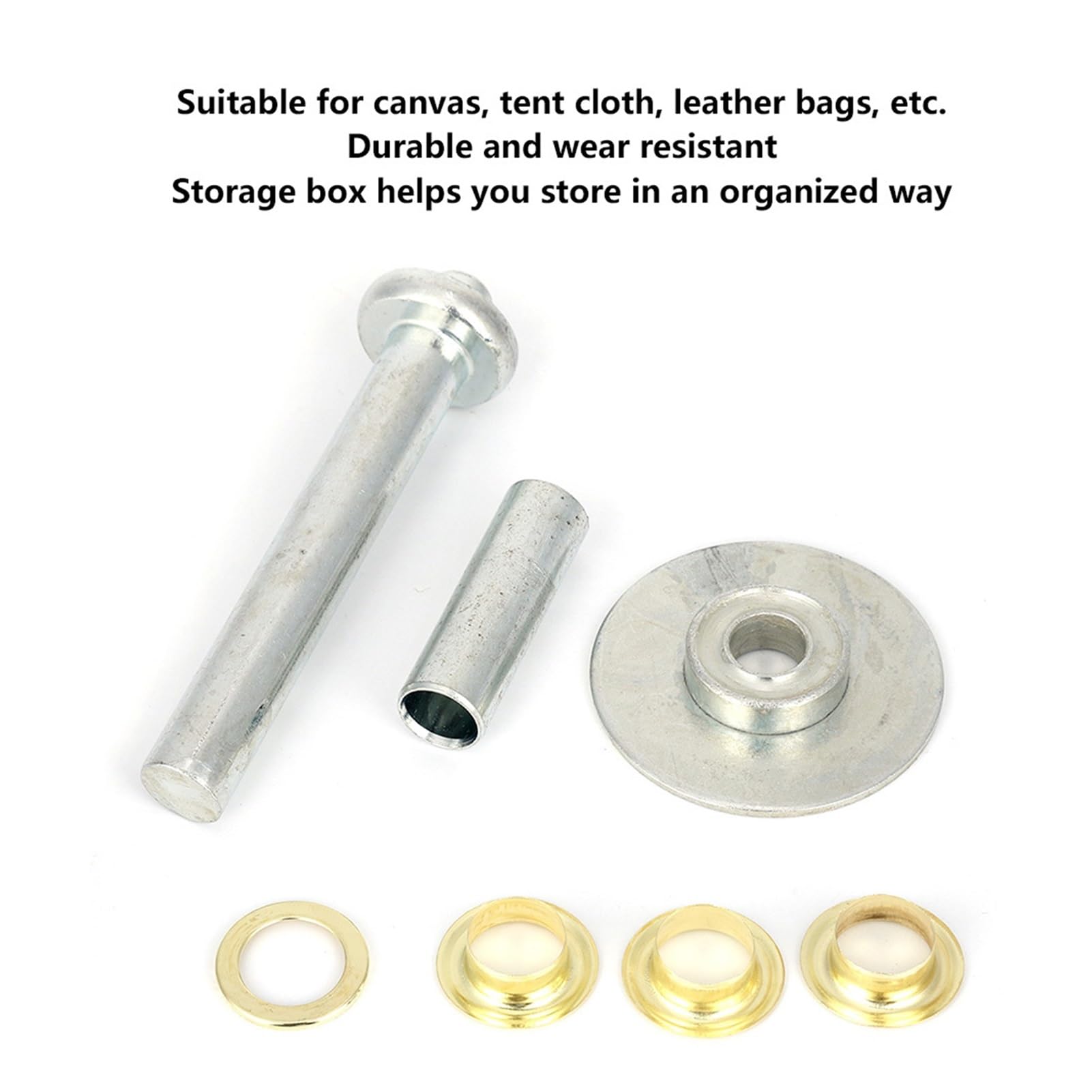 103Pcs Protable Tent Ösen Washer Outdoor Tourismus Camping Wandern Installation Tool Set Sortiment Kit kindly