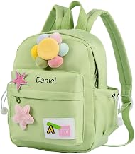 Personalized Children's Backpacks, Cute Cartoon Girls School Backpack with Stitched Name, Backpack for Girls, Baby Backpack Nursery Back to School Gift