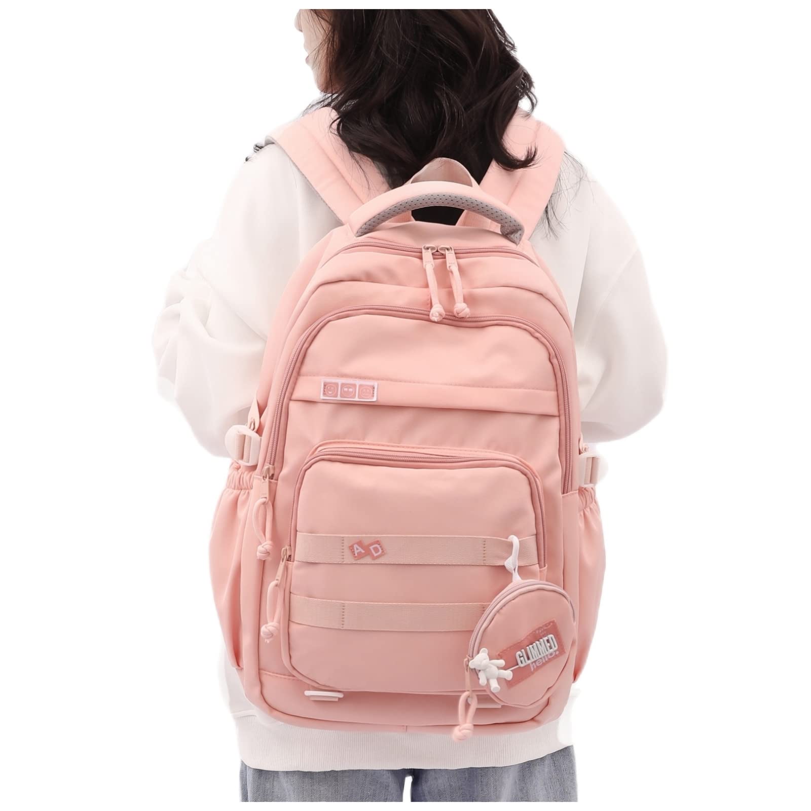 Amythe Mochila Escolar para Adolescente Niña, Mochila Informal Niñas Niños Gran Capacidad Mochila de Viaje para Portátil de 15.6" Bolsas Escolares niños de 10 12-18 años