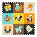 Meiqicool Baby Crawling Mat Puzzle Play Foam Tiles Non Toxic Playmat Floor Mats for Tummy Time,P010G