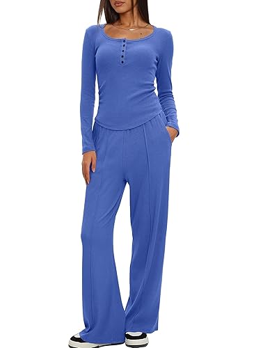 Darong Womens 2 Piece Matching Lounge Sets 2026 Long Sleeve