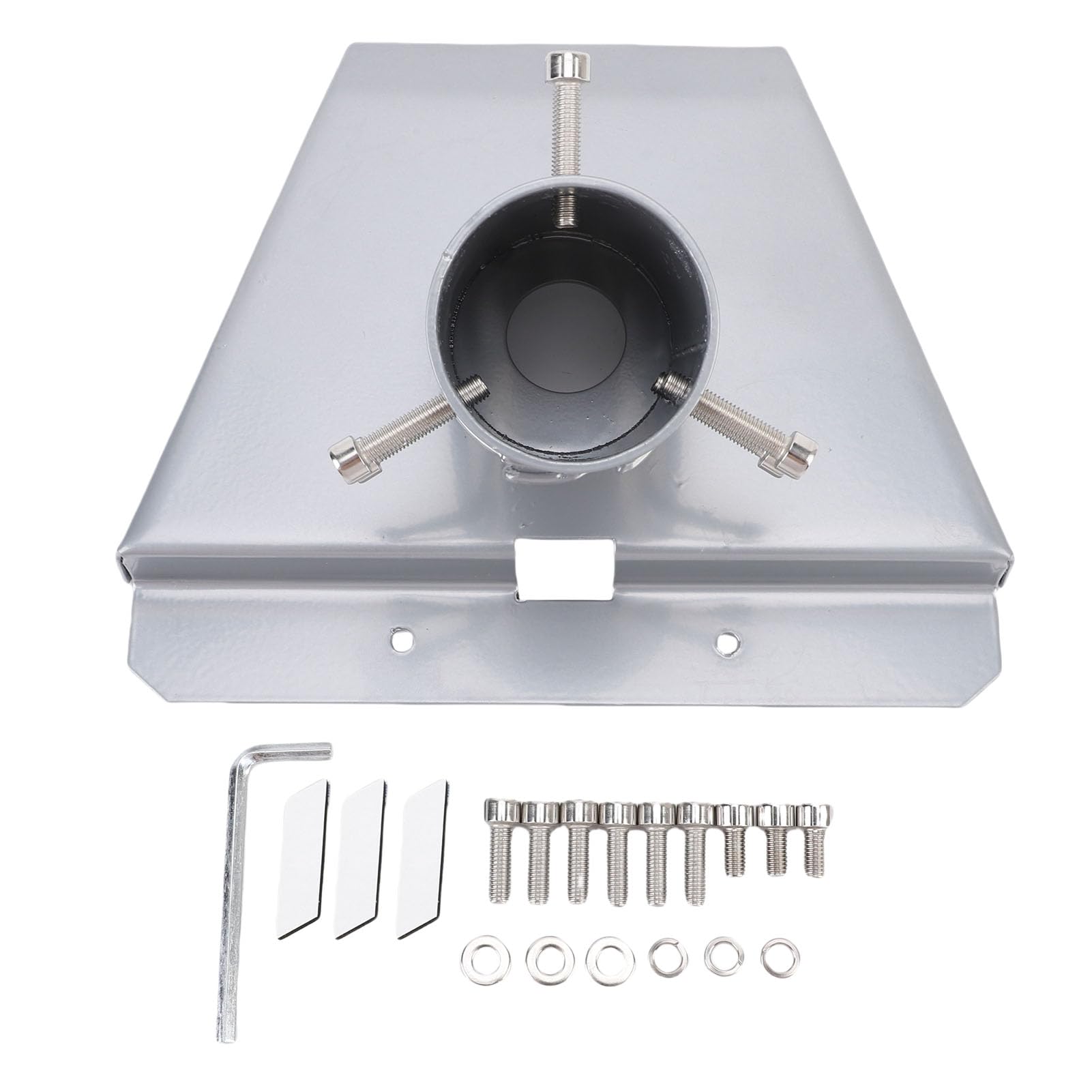 Adaptateur de tuyau d'antenne parabolique adapté pour antenne parabolique Gen 3, adaptateur de montage sur poteau en fer pour montage sur le toit, support de parabole robuste à