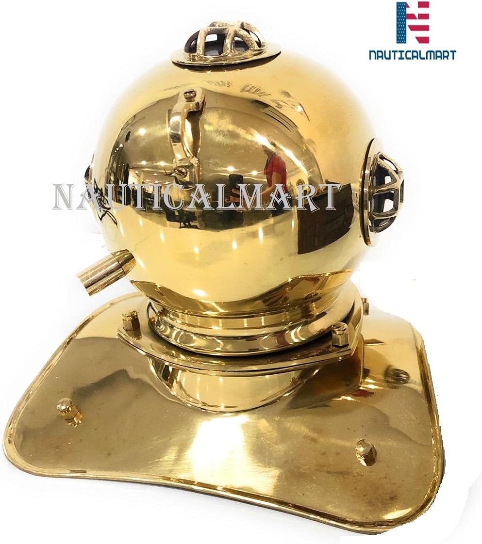 Brass Divers Diving Helmet Miniature US Navy Vintage Handmade Decorative