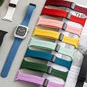 MINX Smart Watch Strap Compatible for Apple Watch Band 38mm / 40mm / 41mm / 42mm / 44mm / 45mm / 49mm Series 8 / 7 / 6 / 5 / 4 / 3 / 2 / 1 SE Soft Silicone (Combo Packs) (6 Magnetic Silicone-1, 38mm/40mm/41mm) gallery image