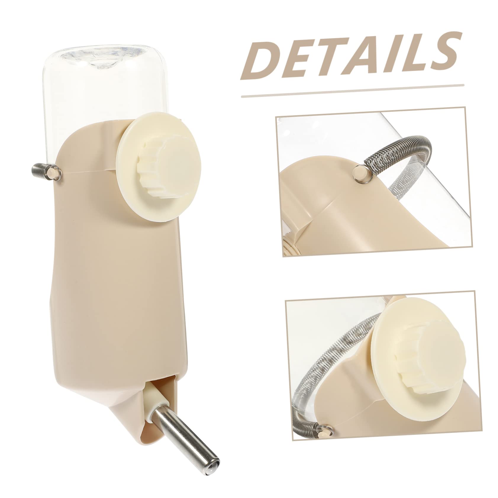 Beavorty 2piezas Comedero y Bebedero Automático para Hámsters y Conejos Dispensador De Agua para Jaula Accesorio Portátil para