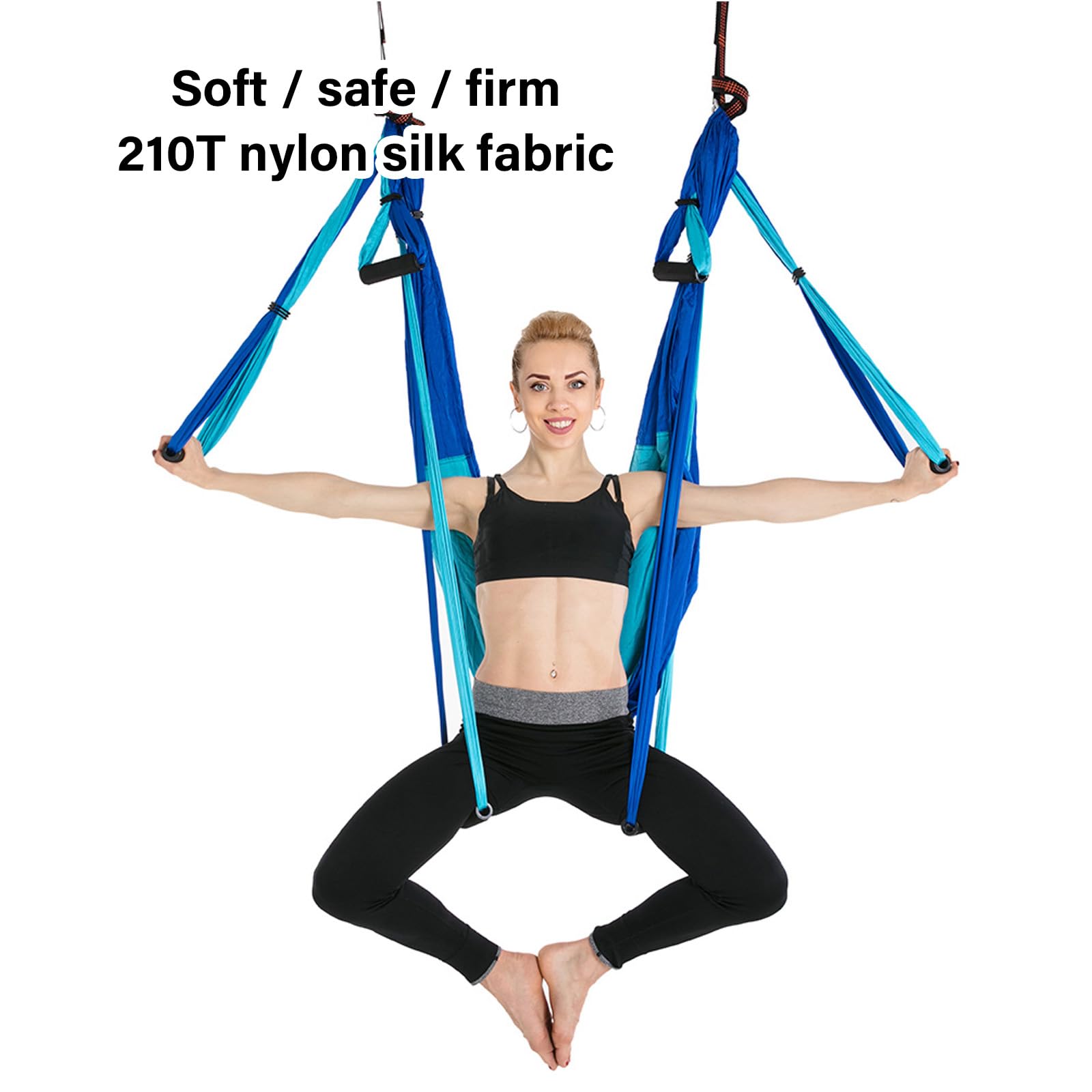 Sensorial Swings Textura de nailon adecuado para autismos, equipos de fitness en interiores, sistemas de suspensión, mango ergonómico