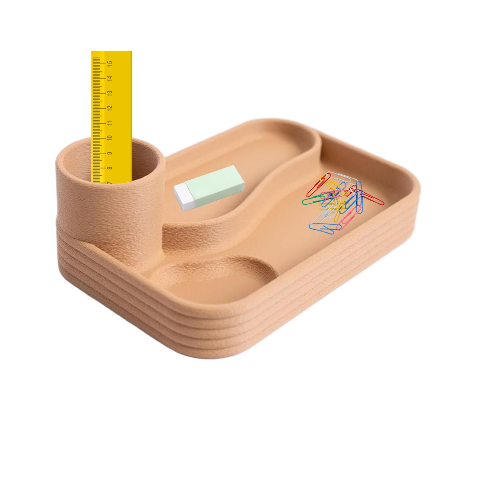 Rangement de bureau à niveaux pour optimiser l'espace de travail en télétravail et en classe