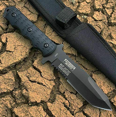 9" Tactical Survival Outdoor Fix Blade Hunting Knife Ultra Sharp Fixed Blade Knife