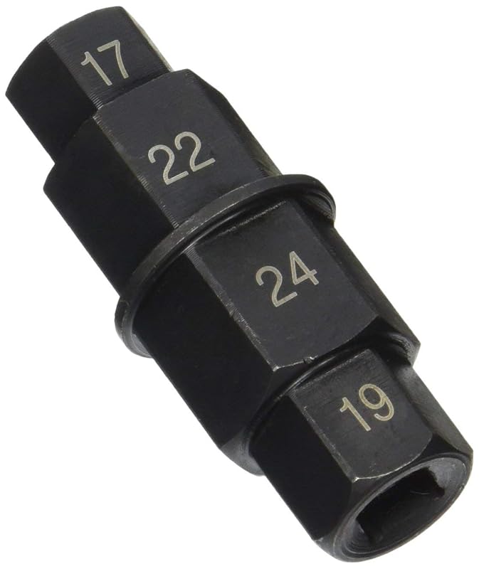 Ferramenta para Eixo de Motocicleta HARDK com Encaixes Allen de 17, 19, 22 e 24 mm, Acionamento de 12,7 mm (3/8 pol.) HK-MH4