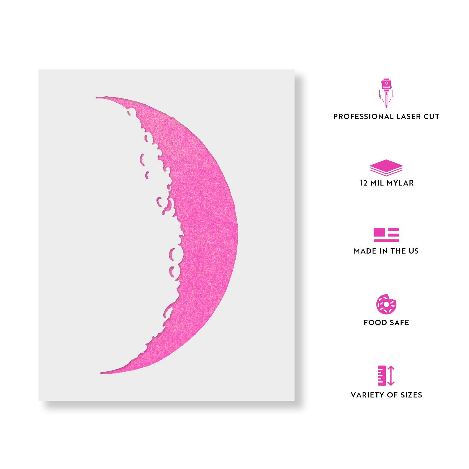 amazon-com-crescent-moon-stencil-crescent-moon-stencil-of-moon-moon-stencil-diy-stencil-mylar-stencil for Crescent Moon Stencil Printable Free Amazon.com: Crescent Moon Stencil - Crescent Moon, Stencil of Moon, Moon Stencil, DIY Stencil, Mylar Stencil for Crescent Moon Stencil Printable Free