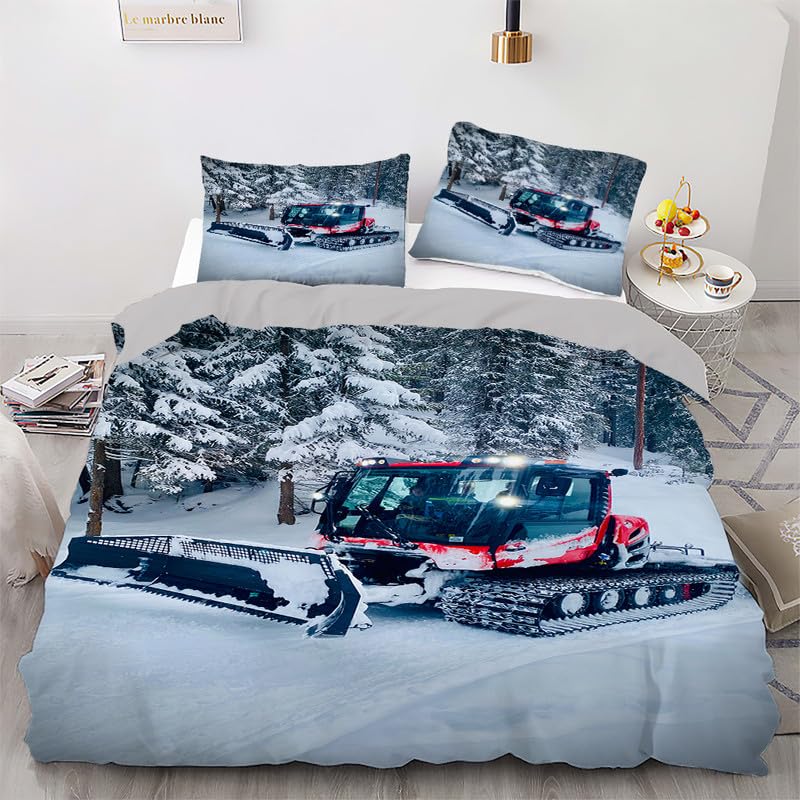 Housse de couette 140x200 decoration chambre moderne lit 1 personne motif cactus