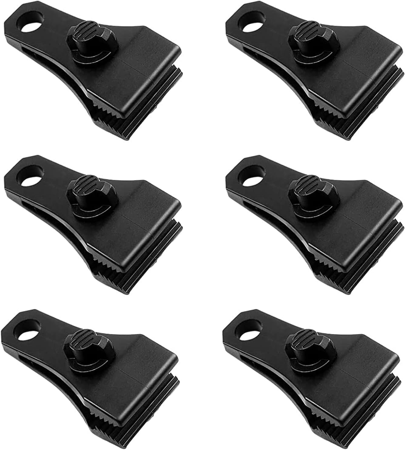 Upgrade Large Tarp Clips Heavy Duty Lock Grip, 6 PCs Heavy Duty Tarp