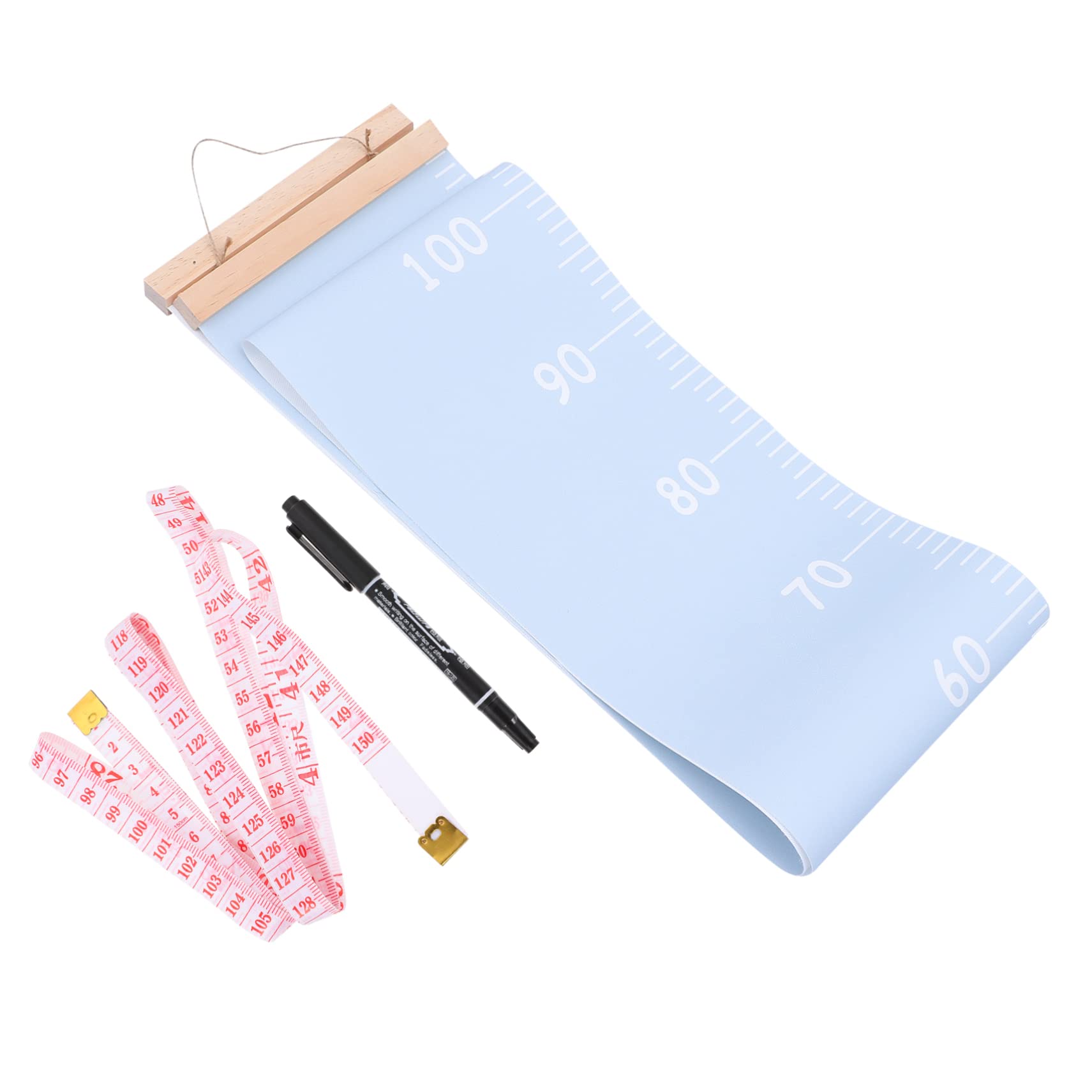 BESPORTBLE Height Measuring Ruler Boys and Girls Growth Height Chart Wall Hanging Ruler for Kindergarten Canvas